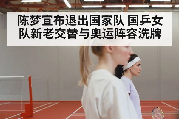 陈梦宣布退出国家队 国乒女队新老交替与奥运阵容洗牌